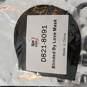 Black blinded by love adam & eve eye mask